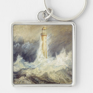 William Turner - Bell Rock Leuchtturm Schlüsselanhänger