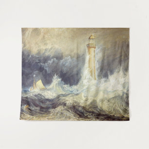 William Turner - Bell Rock Leuchtturm Wandteppich