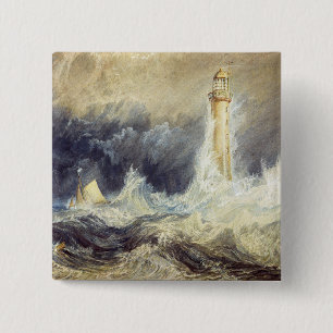 William Turner - Bell Rock Lighthouse Button