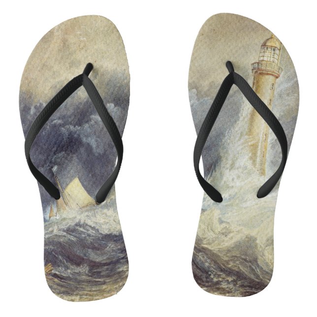 William Turner - Bell Rock Lighthouse Flip Flops (Fußbett)