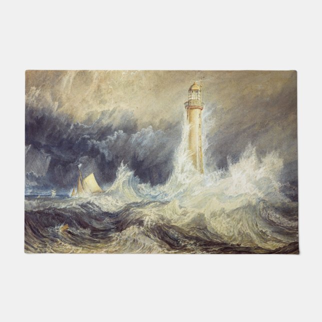 William Turner - Bell Rock Lighthouse Fußmatte (Vorderseite)