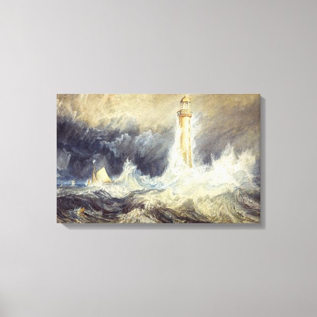 William Turner - Bell Rock Lighthouse Leinwanddruck (Vorderseite)