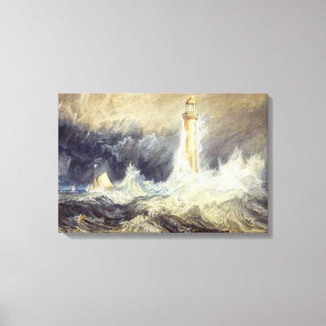 William Turner - Bell Rock Lighthouse Leinwanddruck (Vorderseite)