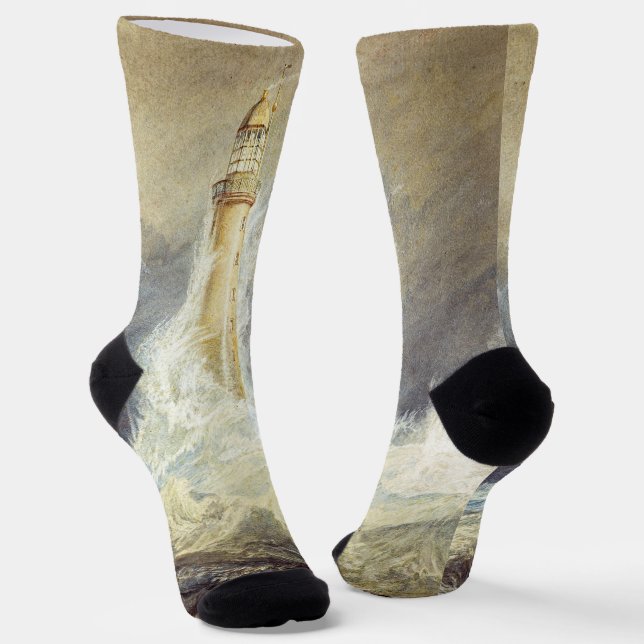 William Turner - Bell Rock Lighthouse Socken (Gewinkelt)