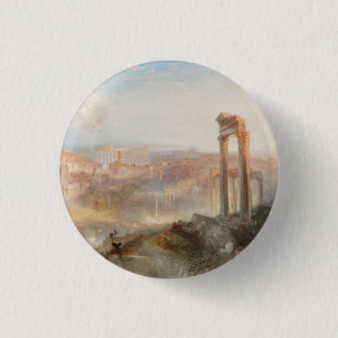 William Turner British - Modernes Rom-Campo Vaccin Button