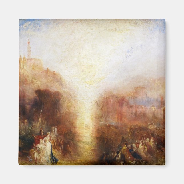 William Turner - Der Besuch des Grabes Magnet (Vorne)