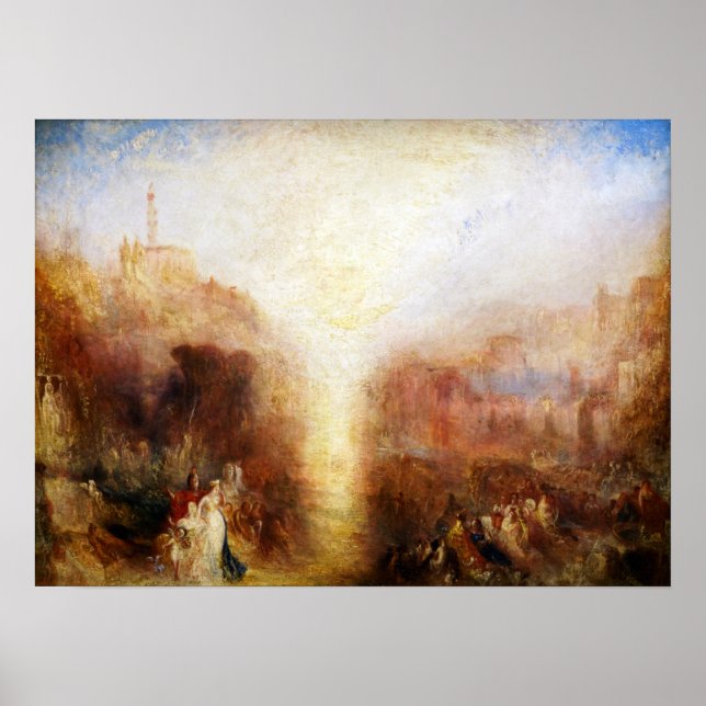 William Turner - Der Besuch des Grabes Poster (Vorne)