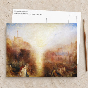 William Turner - Der Besuch des Grabes Postkarte