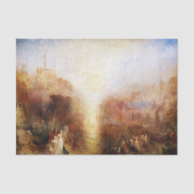 William Turner - Der Besuch des Grabes Seidenpapier (Vorderseite)