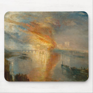 William Turner - Der Brand des Parlaments Mousepad