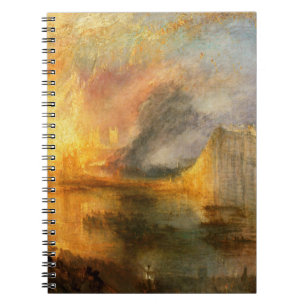 William Turner - Der Brand des Parlaments Notizblock