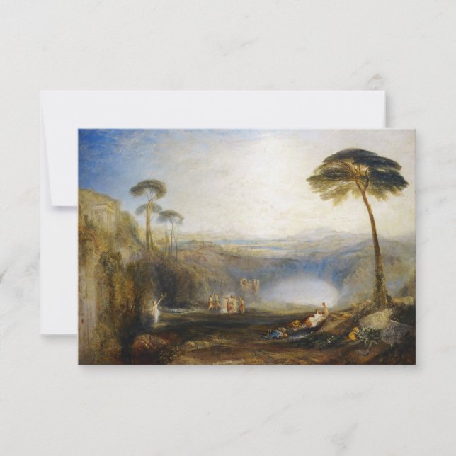 William Turner - Der goldene Teig Dankeskarte (Vorderseite)