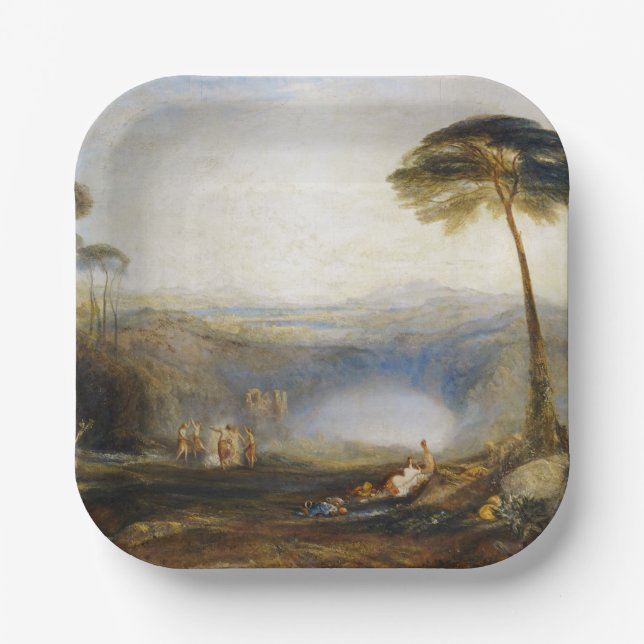 William Turner - Der goldene Teig Pappteller (Vorderseite)