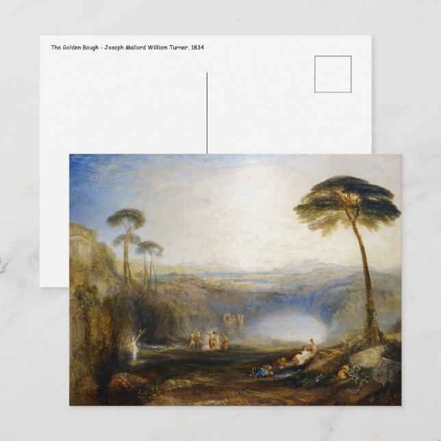 William Turner - Der goldene Teig Postkarte (Vorne/Hinten)
