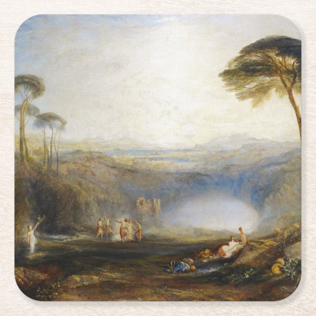 William Turner - Der goldene Teig Rechteckiger Pappuntersetzer (Vorderseite)