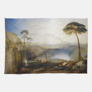 William Turner - Der goldene Zweig Geschirrtuch