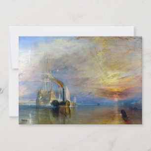 William Turner - Der Kampftemeraire Einladung