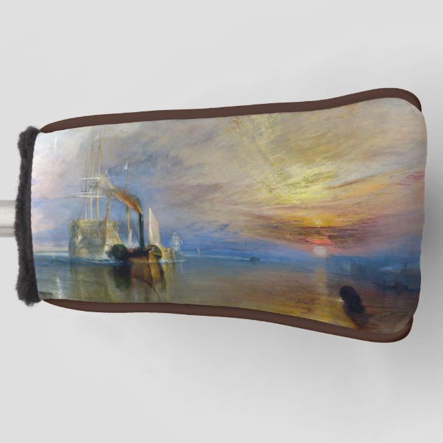 William Turner - Der Kampftemeraire Golf Headcover (Vorderseite)