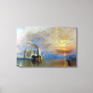 William Turner - Der Kampftemeraire Leinwanddruck