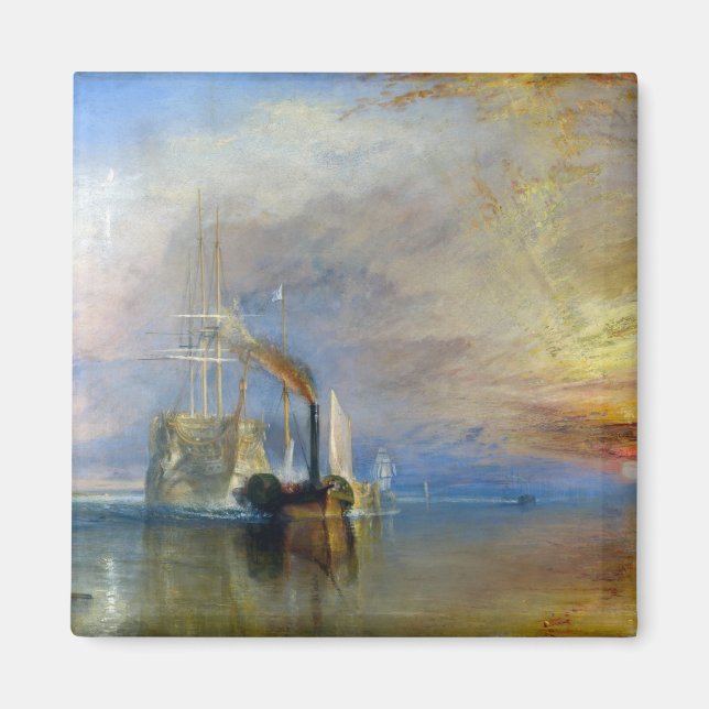 William Turner - Der Kampftemeraire Magnet (Vorne)