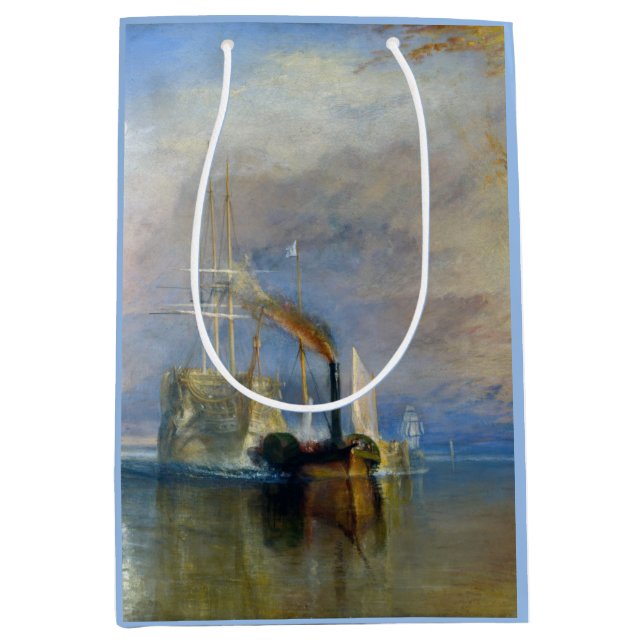 William Turner - Der Kampftemeraire Mittlere Geschenktüte (Vorderseite)