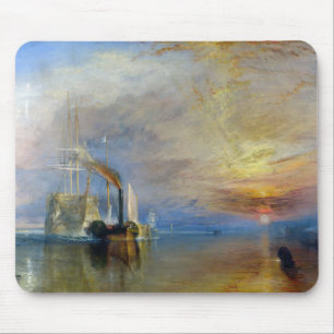 William Turner - Der Kampftemeraire Mousepad
