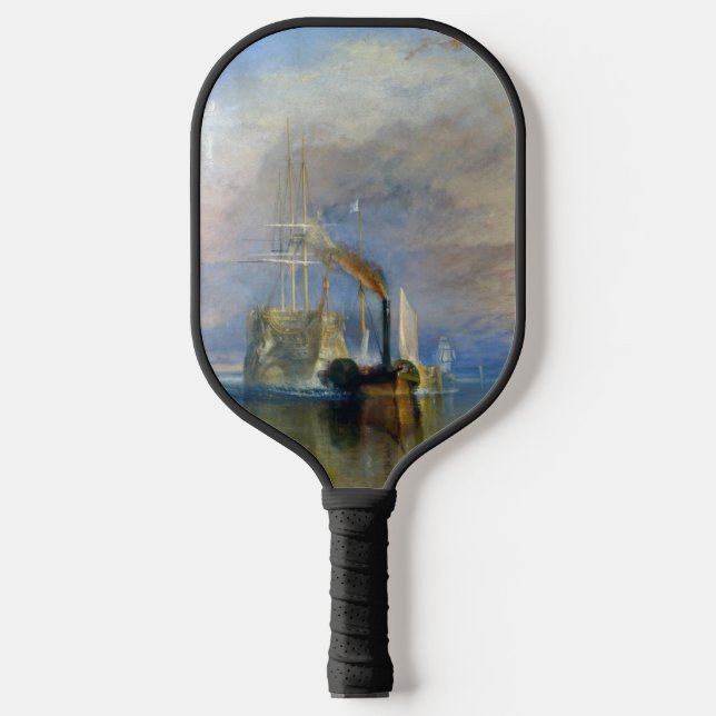 William Turner - Der Kampftemeraire Pickleball Schläger (Vorderseite)
