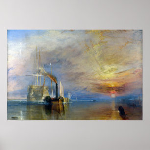 William Turner - Der Kampftemeraire Poster