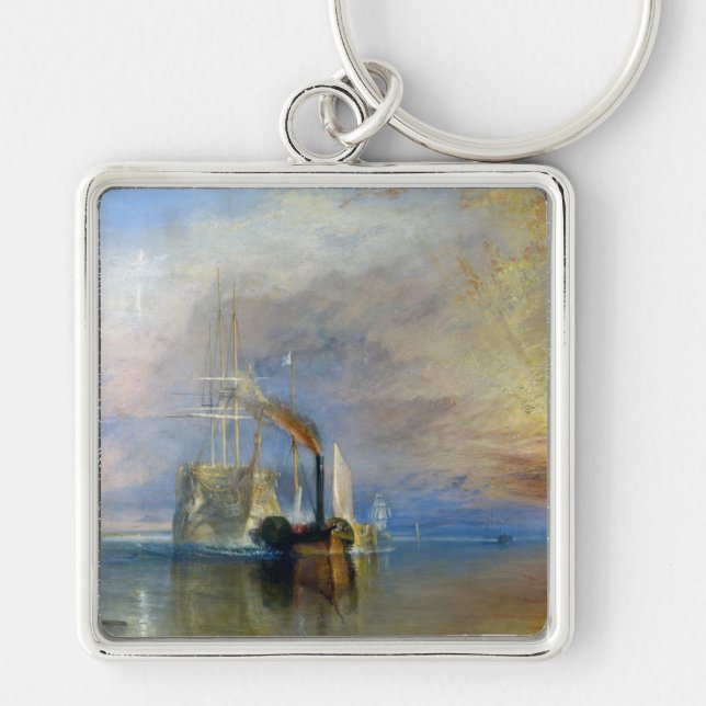 William Turner - Der Kampftemeraire Schlüsselanhänger (Vorne)