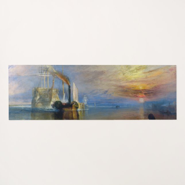 William Turner - Der Kampftemeraire Yogamatte (Rückseite (Horizontal))