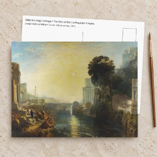 William Turner - Dido baut Karthago Postkarte