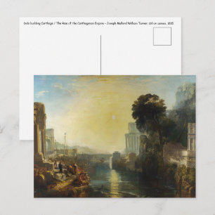 William Turner - Dido baut Karthago Postkarte