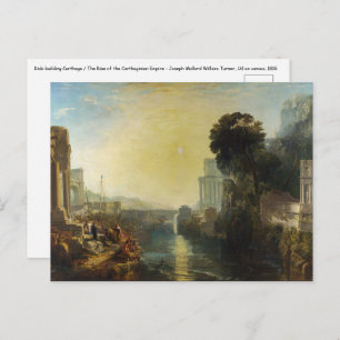 William Turner - Dido Gebäude Carthage Postkarte