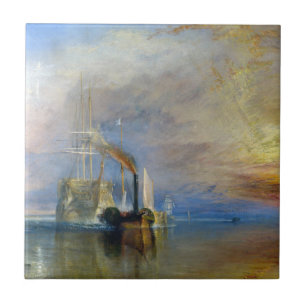 William Turner - Die Fighting Temeraire Fliese