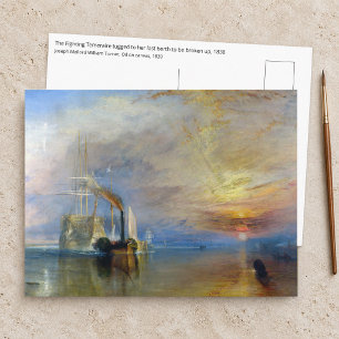 William Turner - Die Fighting Temeraire Postkarte