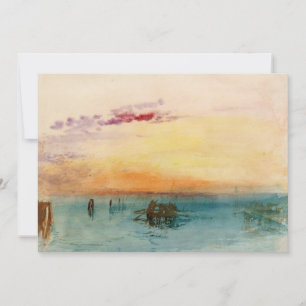 William Turner - Die Lagune bei Venedig bei Sonnen Einladung