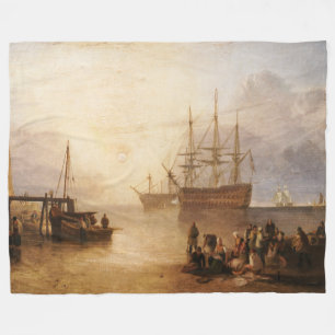 William Turner - Die Sonne geht durch den Dunst un Fleecedecke