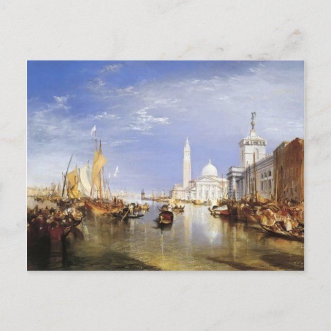 William Turner- Dogano und San Giorgio Maggiore Postkarte (Vorderseite)