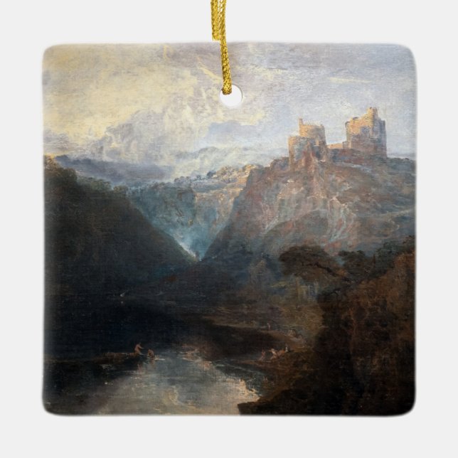 William Turner - Kilgarren Castle, Pembrokeshire Keramikornament (Vorderseite)