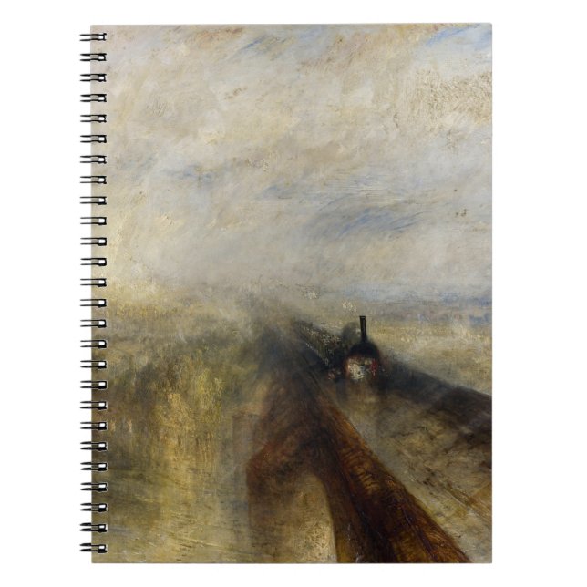 William Turner - Rain, Steam und Speed Notizblock (Vorderseite)