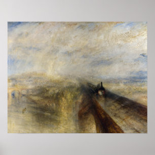 William Turner - Rain, Steam und Speed Poster