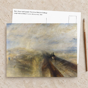 William Turner - Regen, Dampf und Geschwindigkeit Postkarte