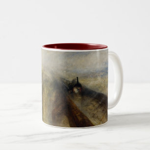 William Turner - Regen, Dampf und Geschwindigkeit Zweifarbige Tasse