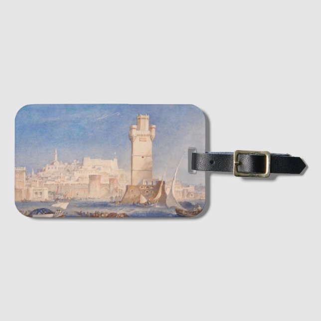 William Turner Rhodes Gepäckanhänger (Vorderseite (Horizontal))
