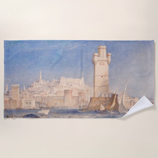 William Turner Rhodes Strandtuch (Vorderseite)