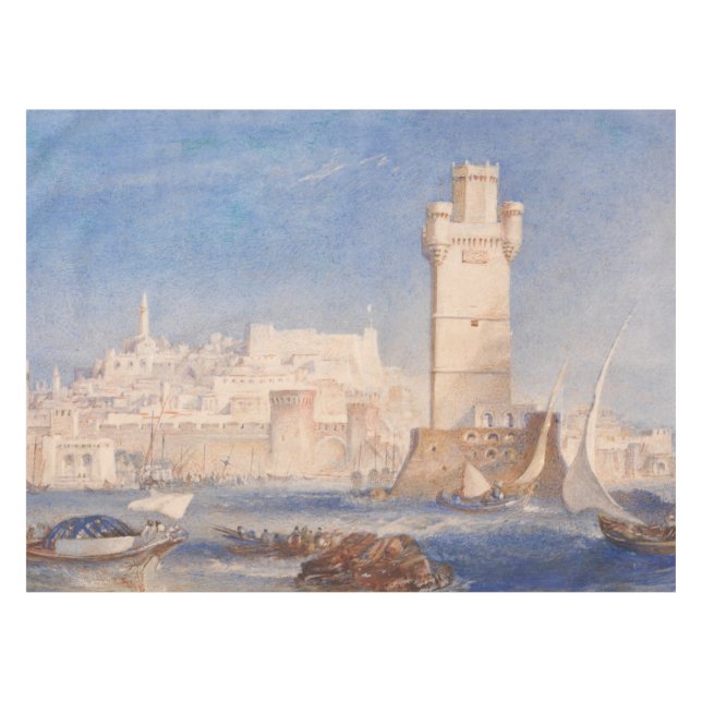 William Turner Rhodes Tischdecke (Vorderseite (Horizontal))