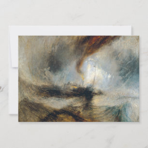 William Turner - Schneesturm Dankeskarte