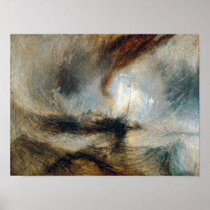William Turner - Schneesturm Poster