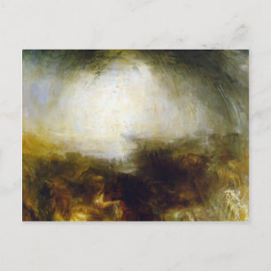 William Turner-Shade & Darkness, Abend der Deluge Postkarte