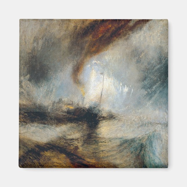 William Turner - Snow Storm Magnet (Vorne)